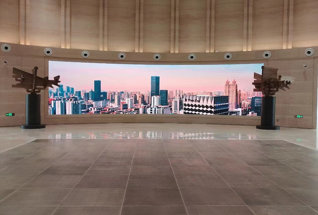 Shandong Province Qingdao Urban Construction Museum more than 100 square meters indoor P3.07