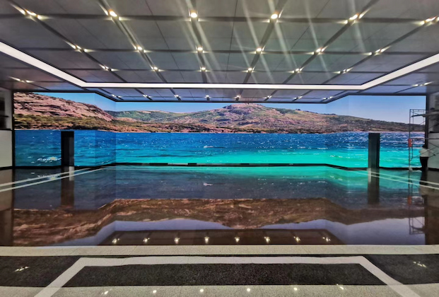 More than 600 square meters of indoor P4 conference hall in Lhasa District Government, Tibet