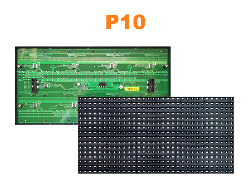 Semi-Outdoor Single WhiteP10 SMD for display